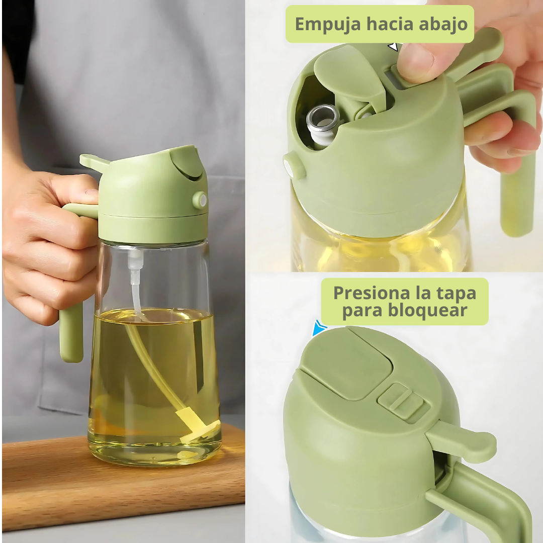 SUPER PROMO | 2 x 1 Dispensador de aceite grande 2 en 1