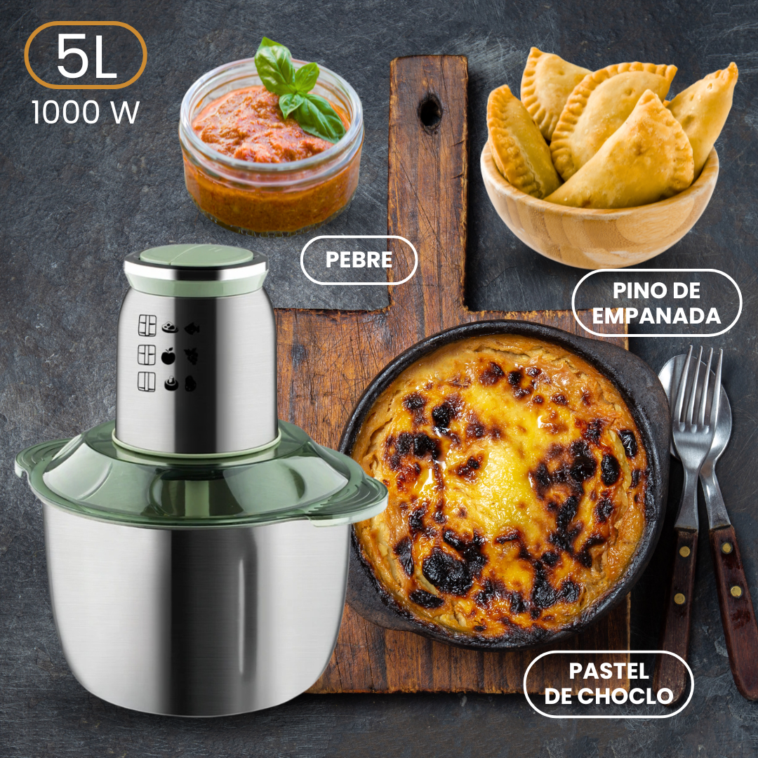 Multiprocesadora de alimentos 3 en 1