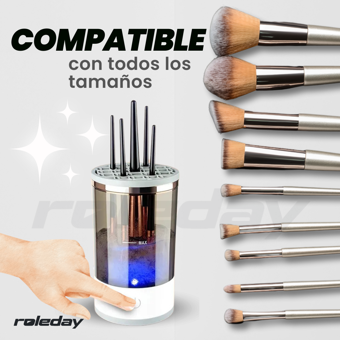 Brushy PRO™ Máquina de lavado de brochas 3 en 1