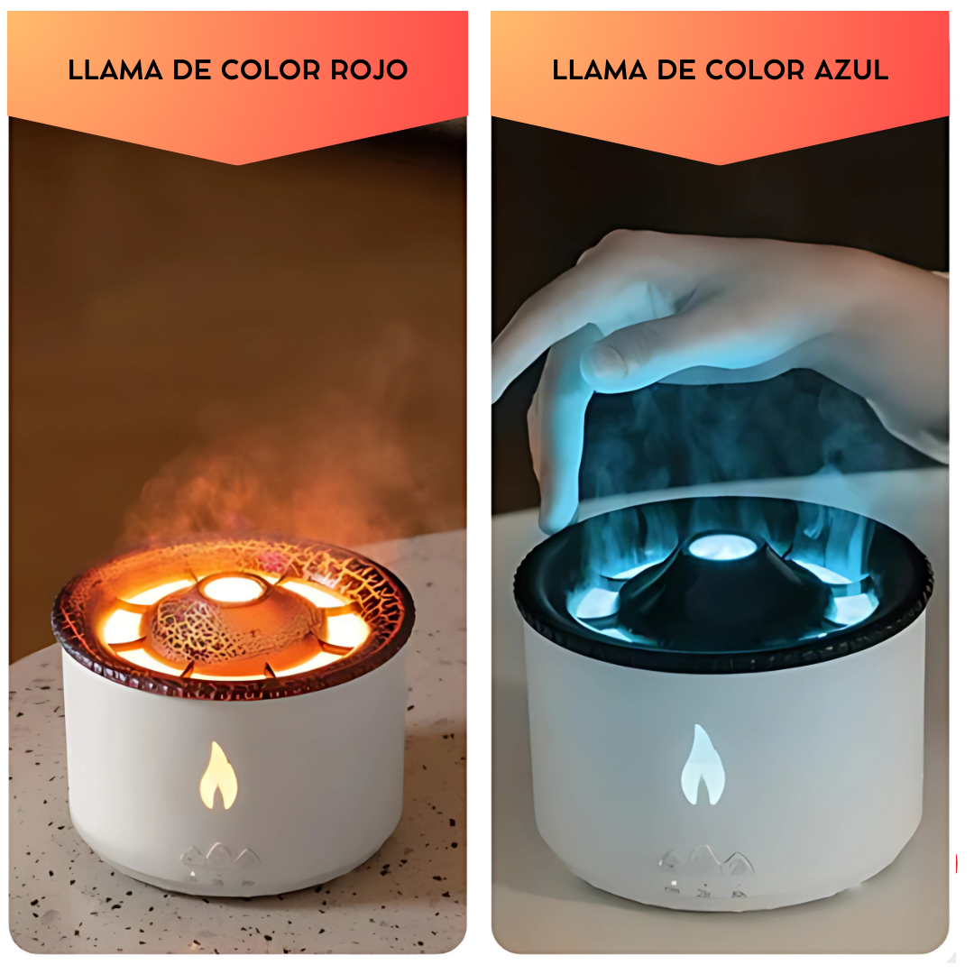 PROMO OFERTA | Volcano Humificador Difusor de aroma + 12 aceites