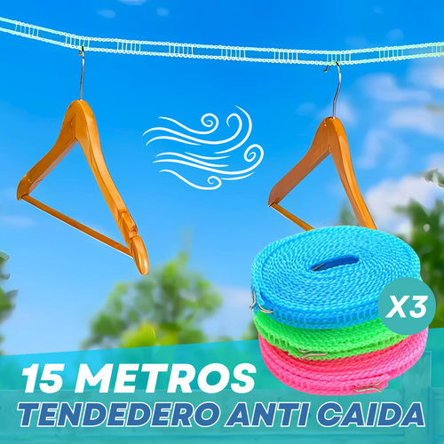 PROMO OFERTA | 2 + 1 Tendedero de ropa anti caída