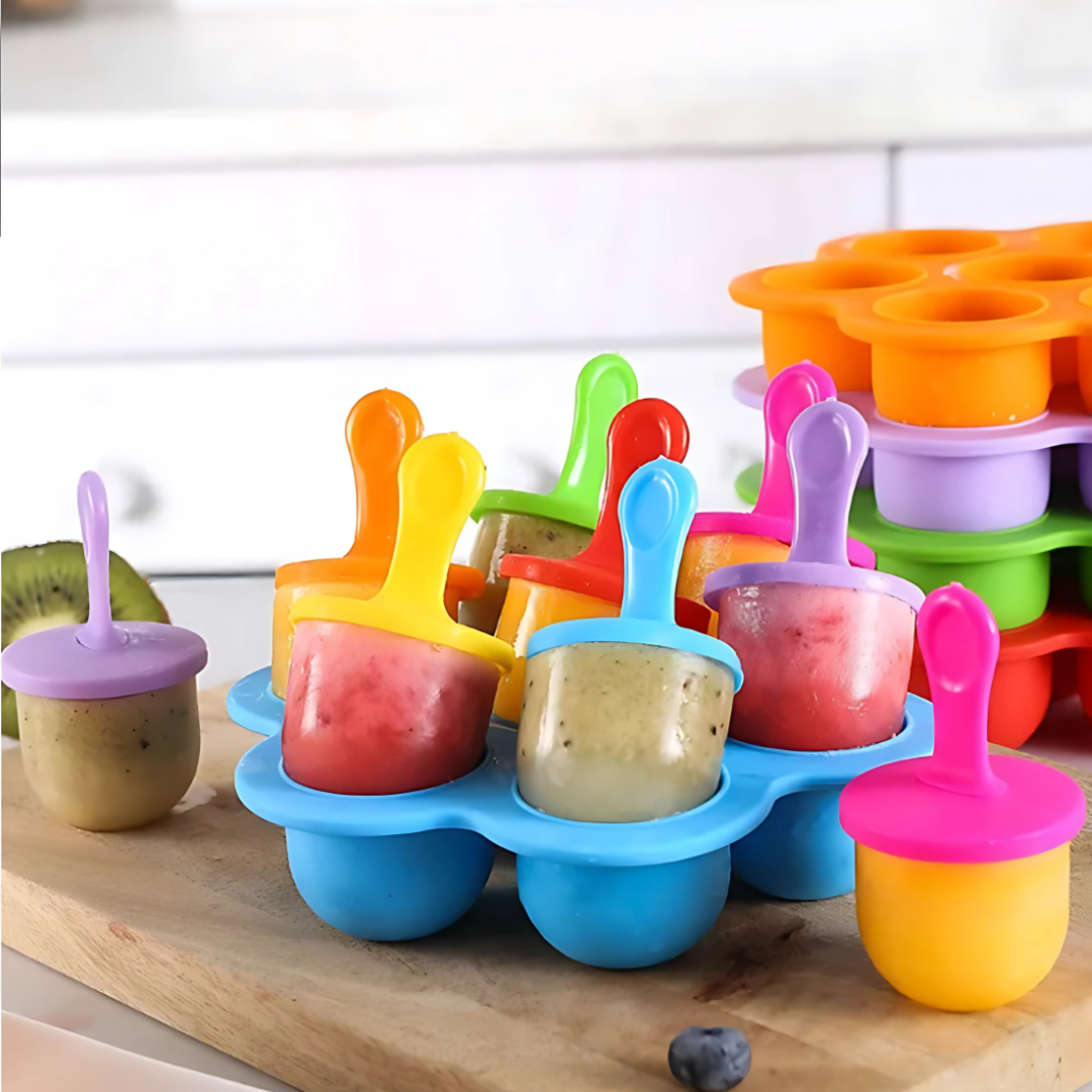 Molde de silicona para helado tamaño bebe