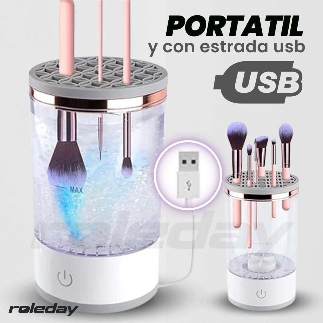 Brushy PRO™ Máquina de lavado de brochas 3 en 1