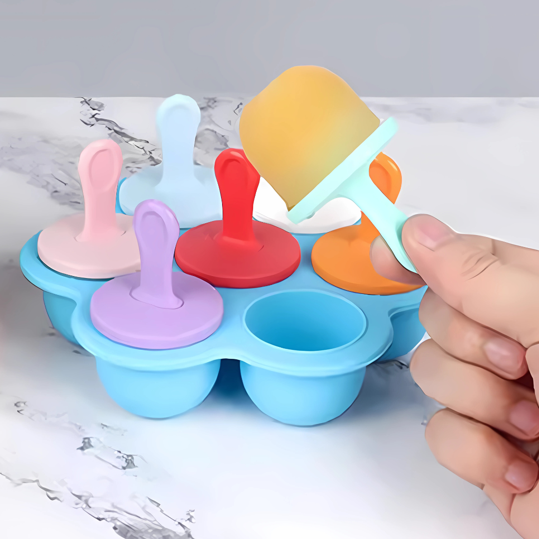 Molde de silicona para helado tamaño bebe
