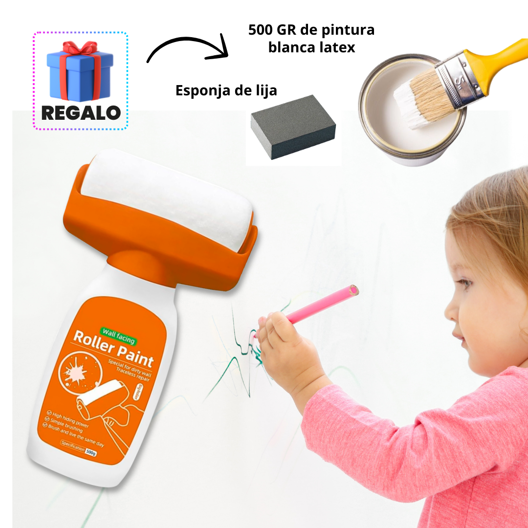 Rodillo de pintura reparador de mancha portátil