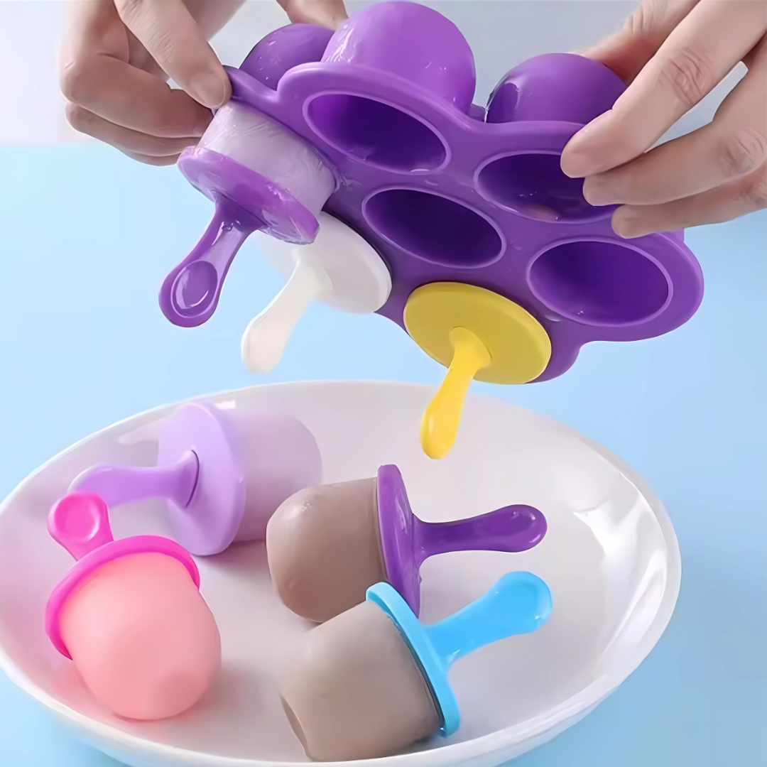 Molde de silicona para helado tamaño bebe