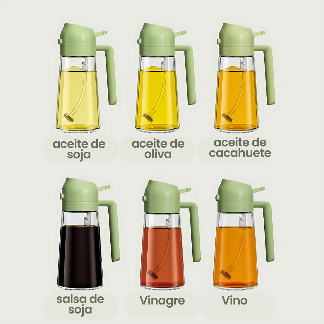SUPER PROMO | 2 x 1 Dispensador de aceite grande 2 en 1