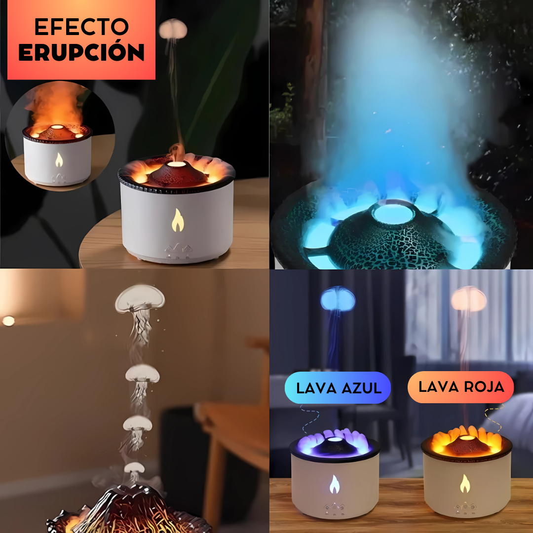 PROMO OFERTA | Volcano Humificador Difusor de aroma + 12 aceites