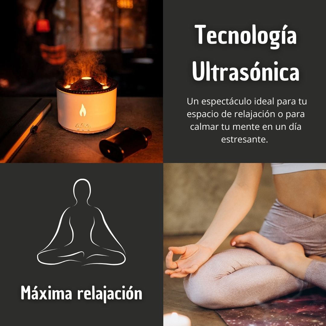 PROMO OFERTA | Volcano Humificador Difusor de aroma + 12 aceites