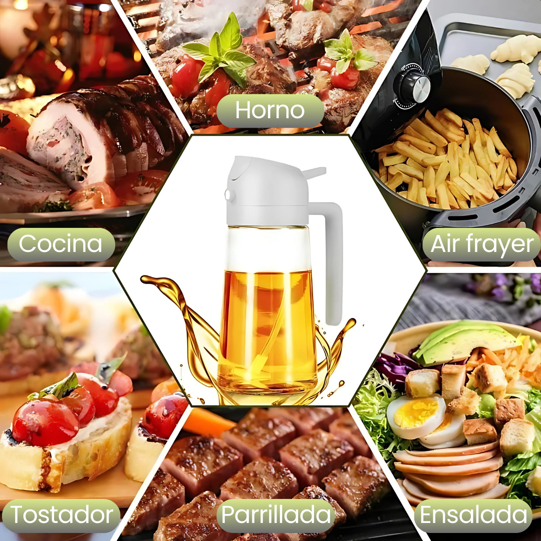 SUPER PROMO | 2 x 1 Dispensador de aceite grande 2 en 1