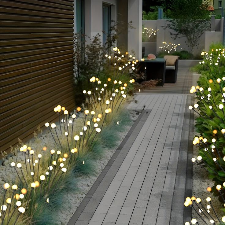 Luces mágicas de luciérnagas solares 2x1
