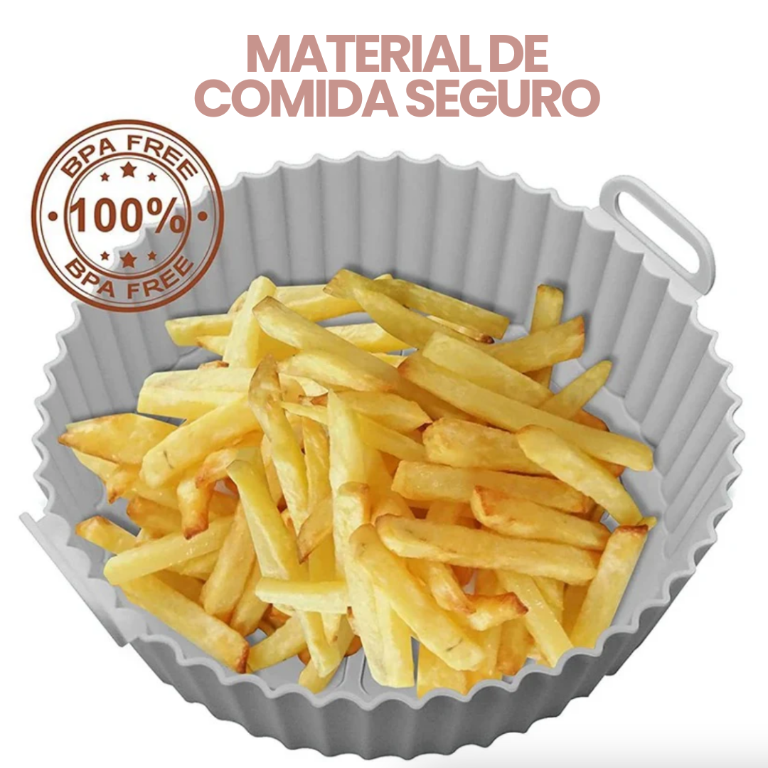 Moldes de silicona antiadherente para Airfryer (2 ud)