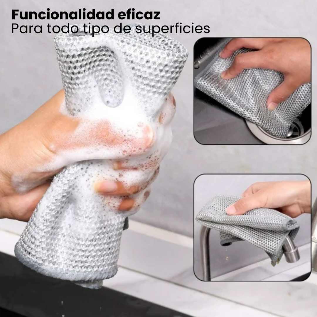 Paño Metalico Multiuso de alambre (12 und)