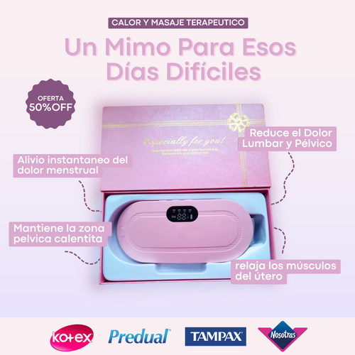 Cinturon térmico para aliviar dolores menstruales