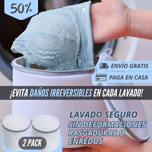 Pack bolsas de lavado Anti-Daño para ropa delicada (2 und)