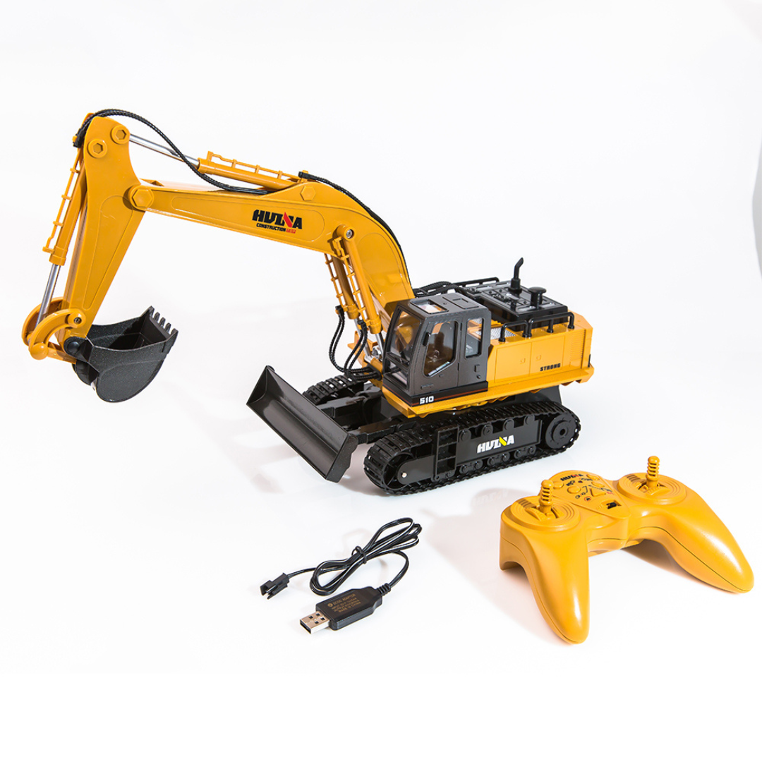 2 en 1 Excavadora y bulldozer a control remoto