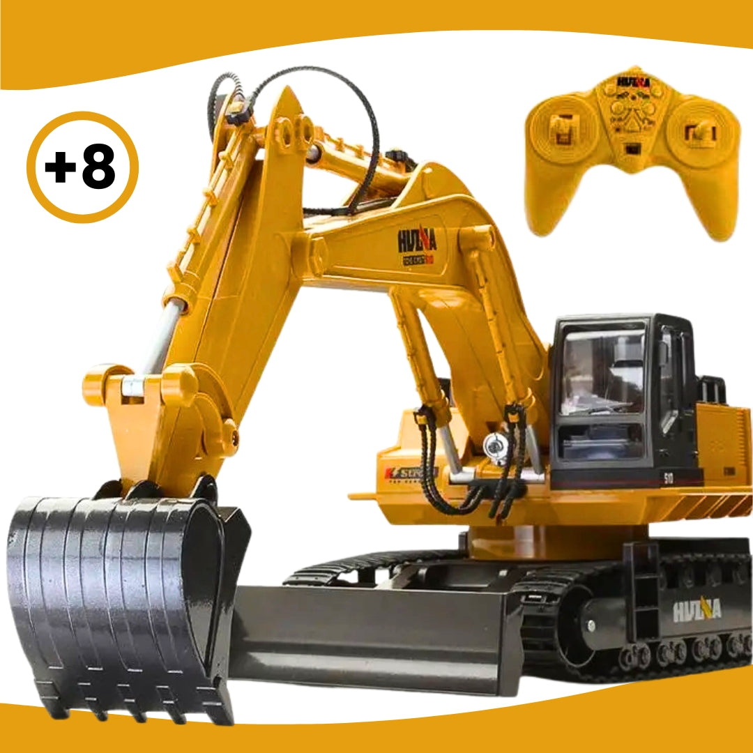 2 en 1 Excavadora y bulldozer a control remoto