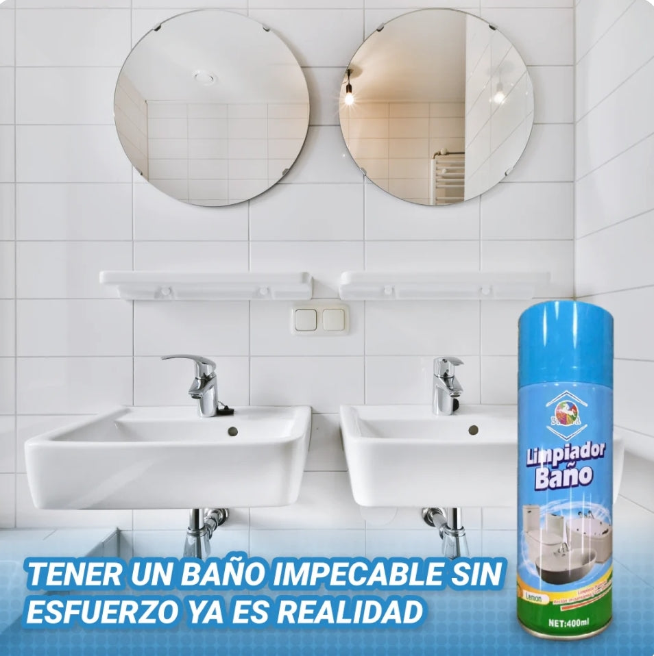 Limpia vidrio en espuma 400ml