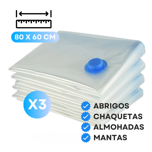 Pack 5 Bolsas al vació 80x110