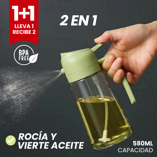 SUPER PROMO | 2 x 1 Dispensador de aceite grande 2 en 1