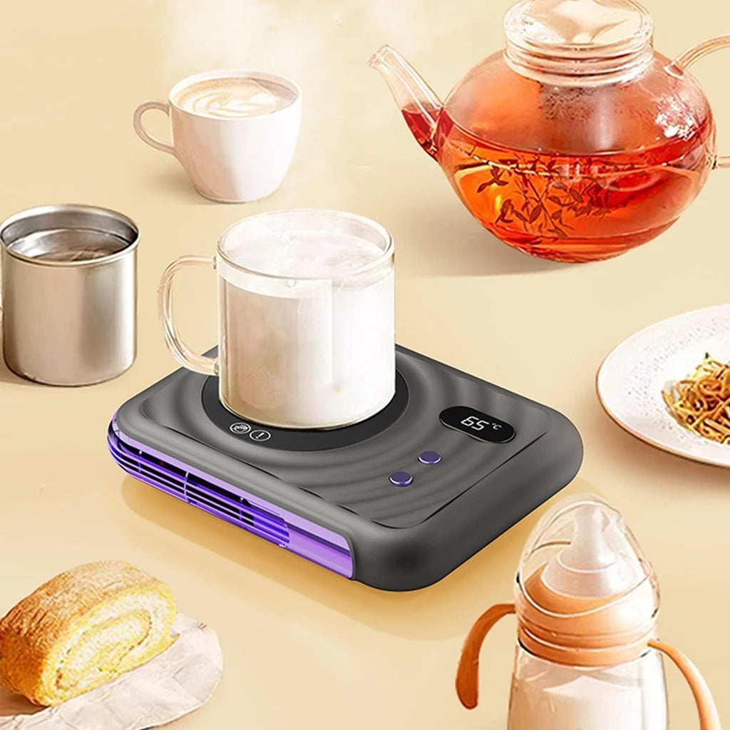 Calienta tazas inteligente con calefacción de manos 2 en 1
