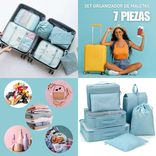 Set organizador de maletas 7 piezas