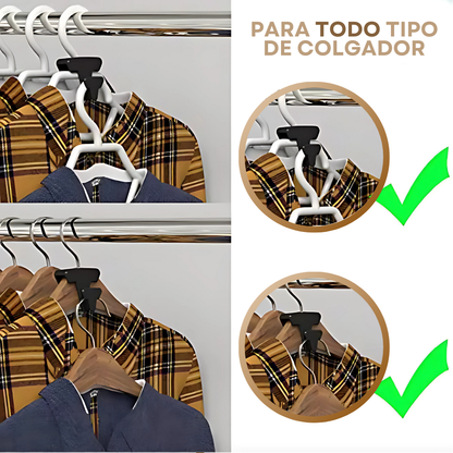12 + 6 EXTRA | Ganchos organizadores vertical