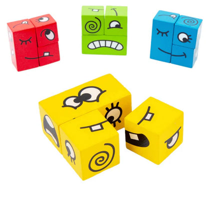 Juego cambio de caras monterssori