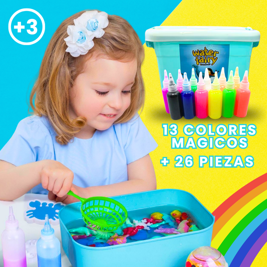 Figuras magicas de gel en agua 3D (+26 piezas)