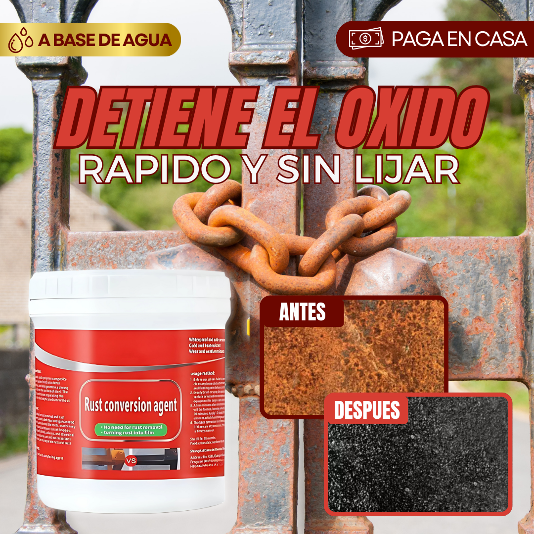 CONVERTIDOR DE OXIDO IMPERMEABLE PARA METAL (1 LITRO)