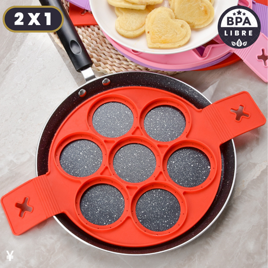Molde de silicona para preparar panqueques gourmet