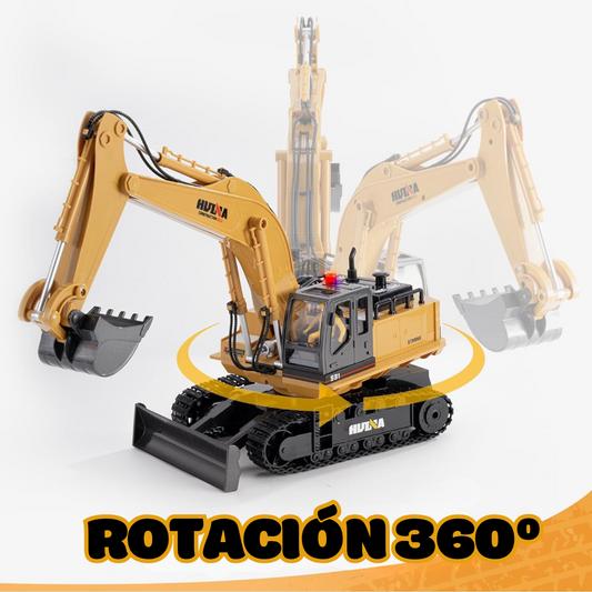 2 en 1 Excavadora y bulldozer a control remoto