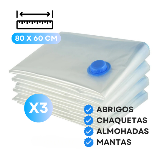 Pack 5 Bolsas al vació 60x80