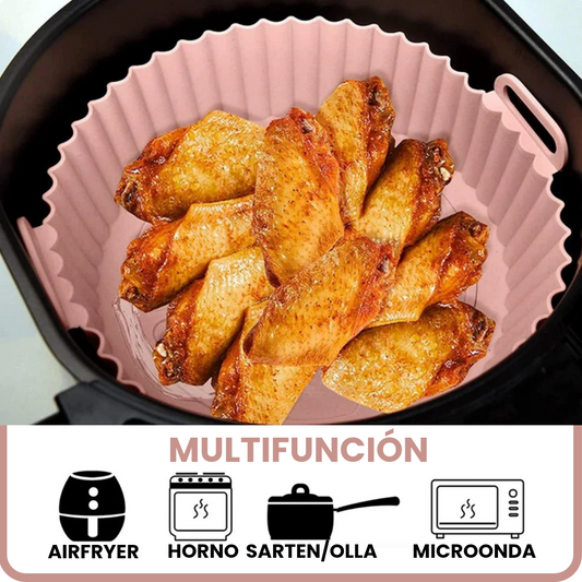 Moldes de silicona antiadherente para Airfryer (2 ud)