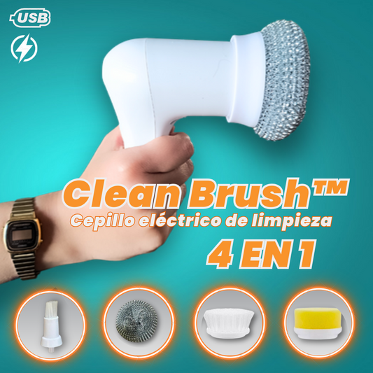 CleanBrush™ Cepillo eléctrico de limpieza 4 en 1